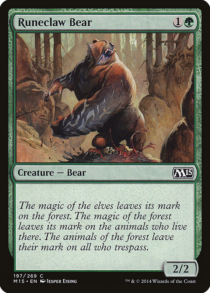 Runeclaw Bear [Magic 2015] | Game Master's Emporium (The New GME)