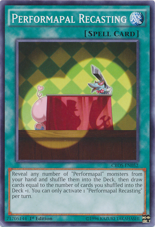 Performapal Recasting [CROS-EN052] Common | Game Master's Emporium (The New GME)