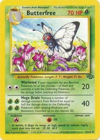 Butterfree (33/64) [Jungle Unlimited] | Game Master's Emporium (The New GME)