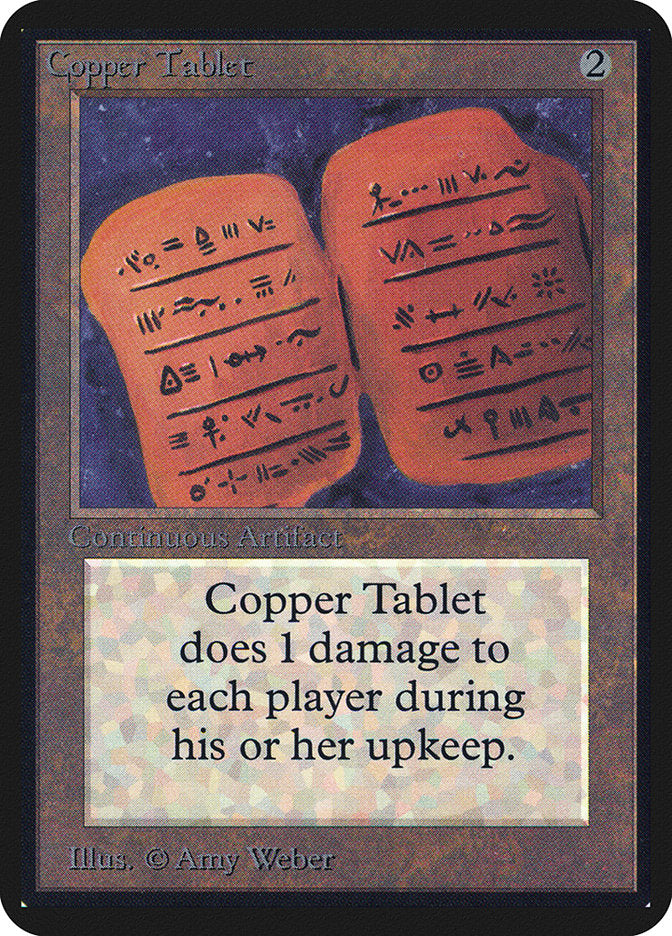 Copper Tablet [Alpha Edition] | Game Master's Emporium (The New GME)