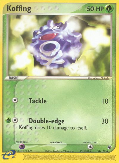 Koffing (54/109) [EX: Ruby & Sapphire] | Game Master's Emporium (The New GME)