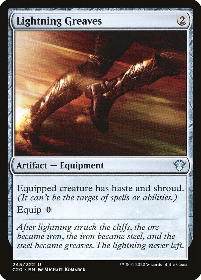 Lightning Greaves [Commander 2020] | Game Master's Emporium (The New GME)