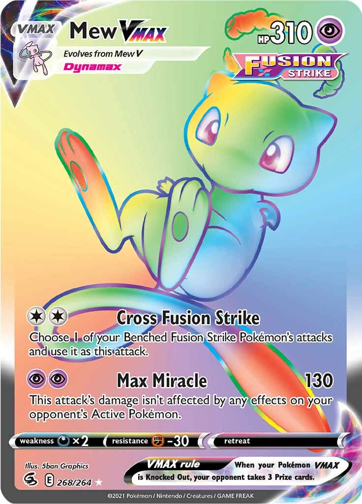 Mew VMAX (268/264) [Sword & Shield: Fusion Strike] | Game Master's Emporium (The New GME)