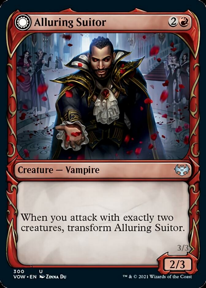 Alluring Suitor // Deadly Dancer (Showcase Fang Frame) [Innistrad: Crimson Vow] | Game Master's Emporium (The New GME)