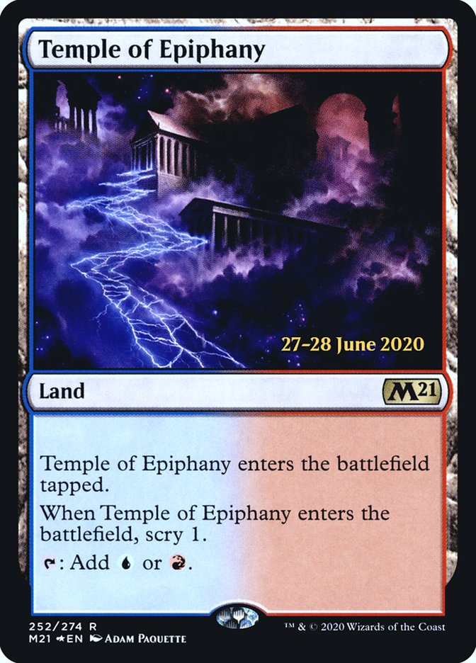 Temple of Epiphany [Core Set 2021 Prerelease Promos] | Game Master's Emporium (The New GME)