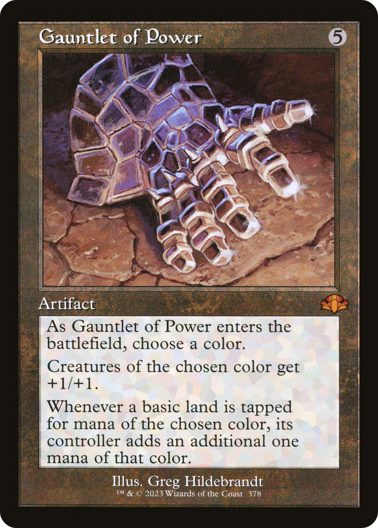 Gauntlet of Power (Retro) [Dominaria Remastered] | Game Master's Emporium (The New GME)