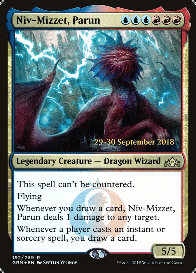 Niv-Mizzet, Parun [Guilds of Ravnica Prerelease Promos] | Game Master's Emporium (The New GME)