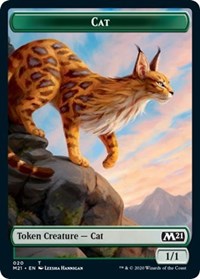 Cat (020) // Dog Double-Sided Token [Core Set 2021 Tokens] | Game Master's Emporium (The New GME)