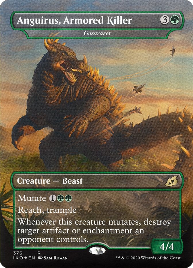 Gemrazer - Anguirus, Armored Killer (Extended Art) [Ikoria: Lair of Behemoths] | Game Master's Emporium (The New GME)