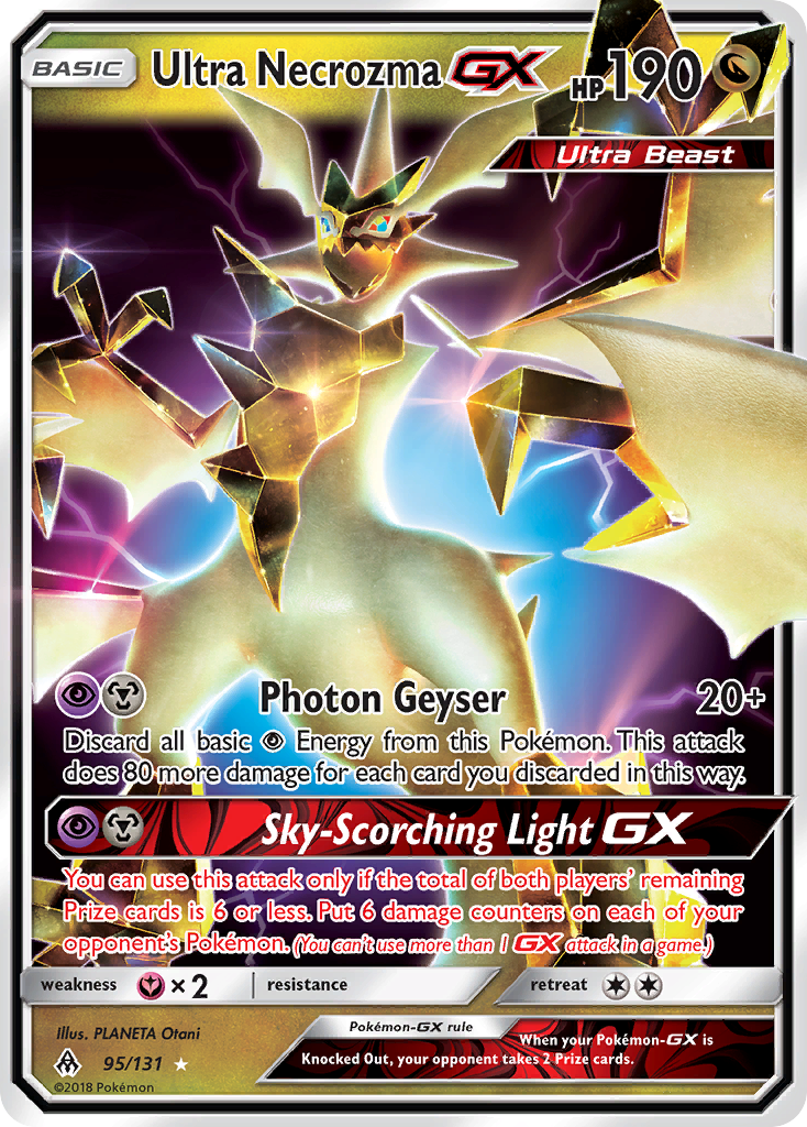 Ultra Necrozma GX (95/131) [Sun & Moon: Forbidden Light] | Game Master's Emporium (The New GME)