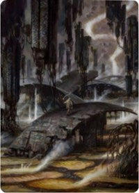 Grimclimb Pathway Art Card [Zendikar Rising Art Series] | Game Master's Emporium (The New GME)