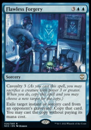 Flawless Forgery (Promo Pack) [Streets of New Capenna Commander Promos] | Game Master's Emporium (The New GME)