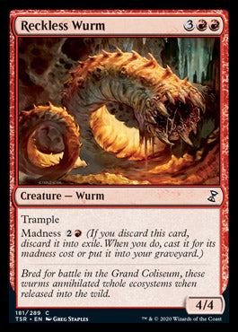 Reckless Wurm [Time Spiral Remastered] | Game Master's Emporium (The New GME)