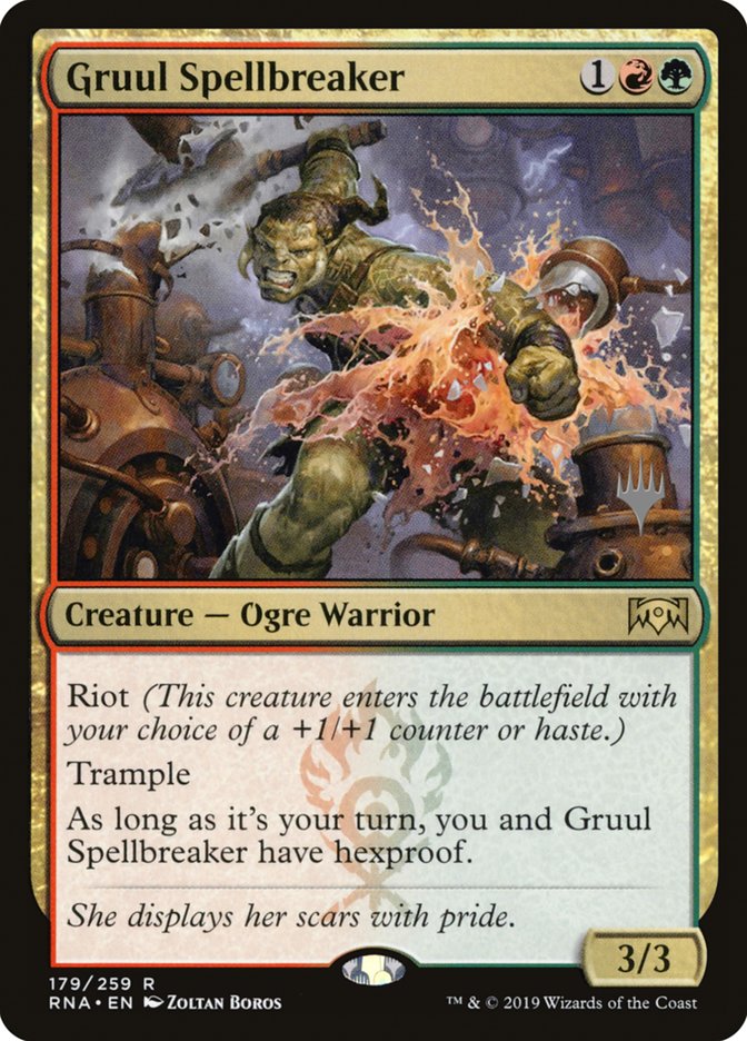 Gruul Spellbreaker (Promo Pack) [Ravnica Allegiance Promos] | Game Master's Emporium (The New GME)