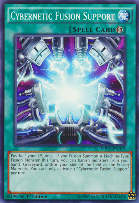 Cybernetic Fusion Support [MP16-EN042] Common | Game Master's Emporium (The New GME)