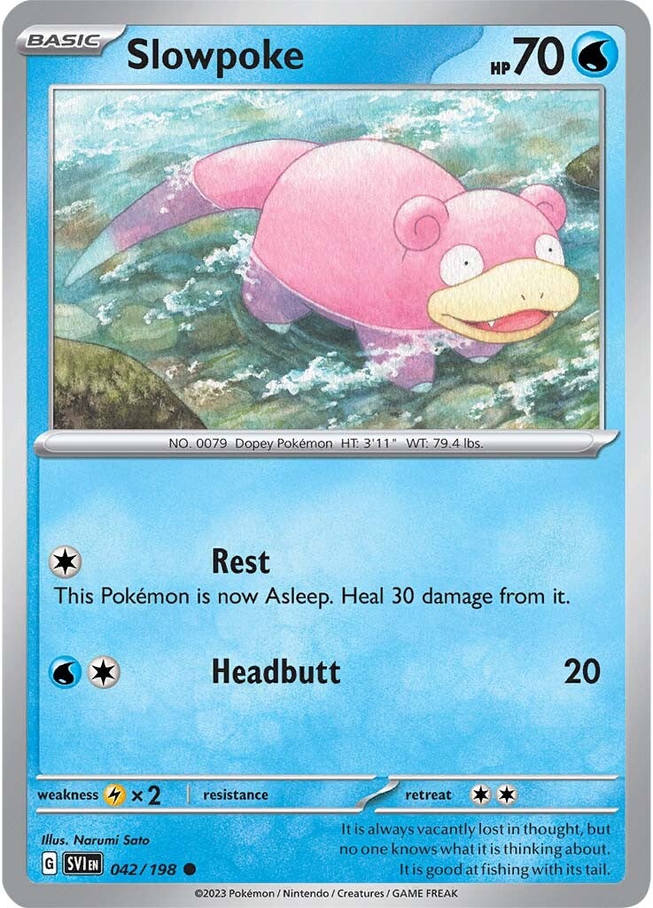 Slowpoke (042/198) [Scarlet & Violet: Base Set] | Game Master's Emporium (The New GME)