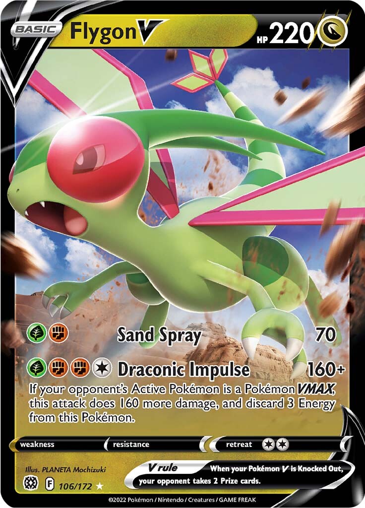 Flygon V (106/172) [Sword & Shield: Brilliant Stars] | Game Master's Emporium (The New GME)