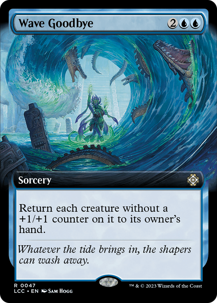 Wave Goodbye (Extended Art) [The Lost Caverns of Ixalan Commander] | Game Master's Emporium (The New GME)