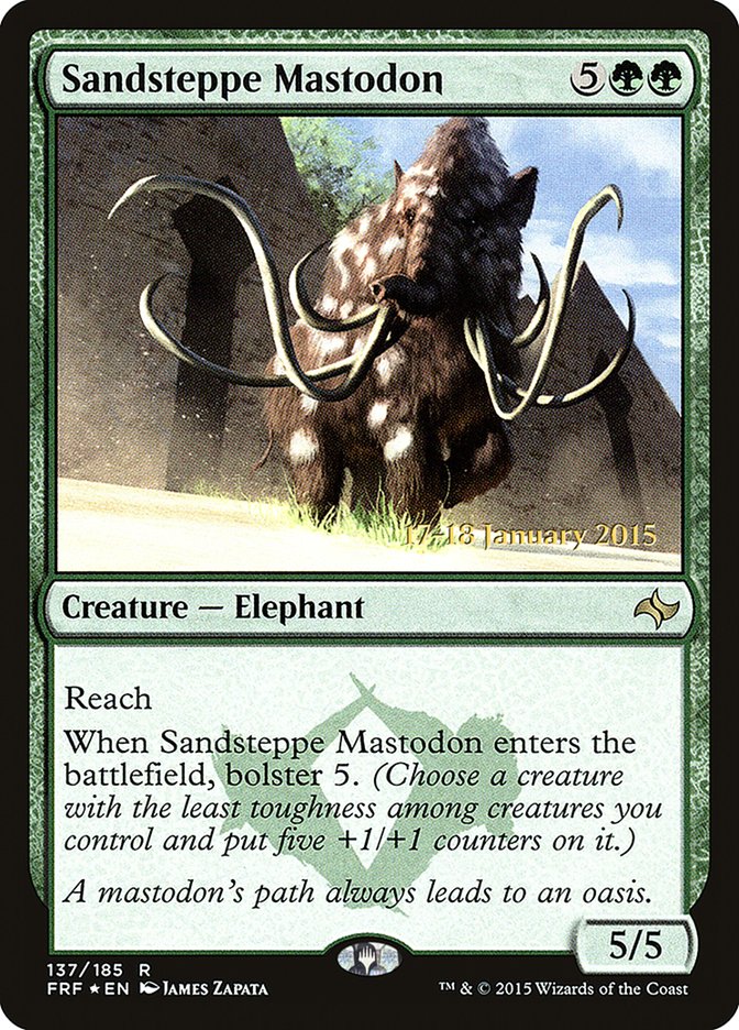 Sandsteppe Mastodon [Fate Reforged Prerelease Promos] | Game Master's Emporium (The New GME)