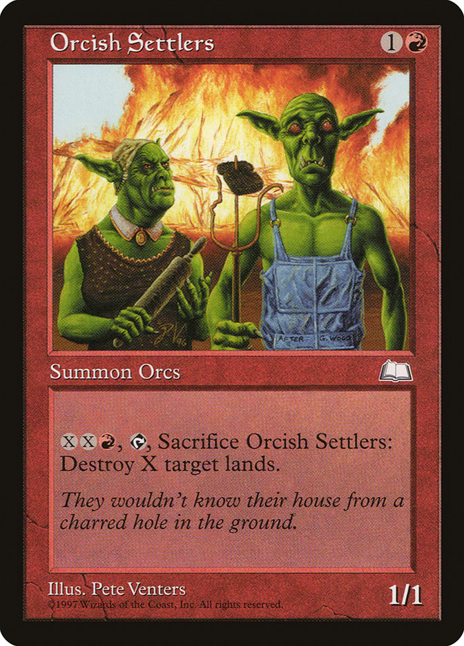 Orcish Settlers [Weatherlight] | Game Master's Emporium (The New GME)