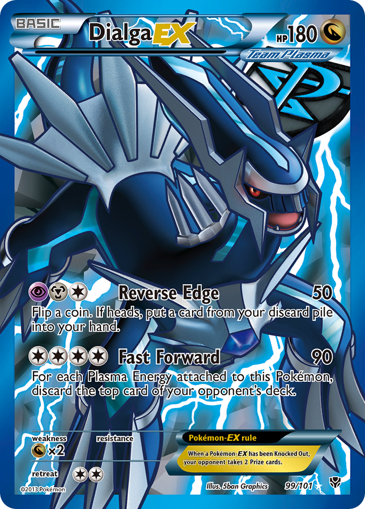 Dialga EX (99/101) [Black & White: Plasma Blast] | Game Master's Emporium (The New GME)