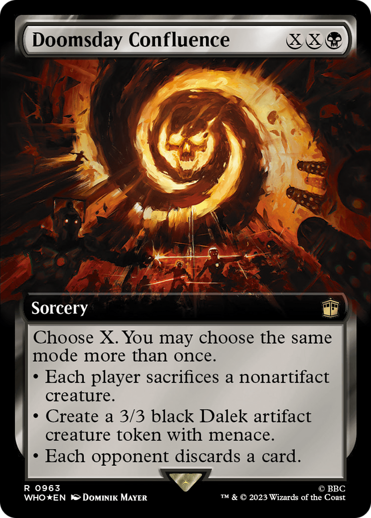 Doomsday Confluence (Extended Art) (Surge Foil) [Doctor Who] | Game Master's Emporium (The New GME)