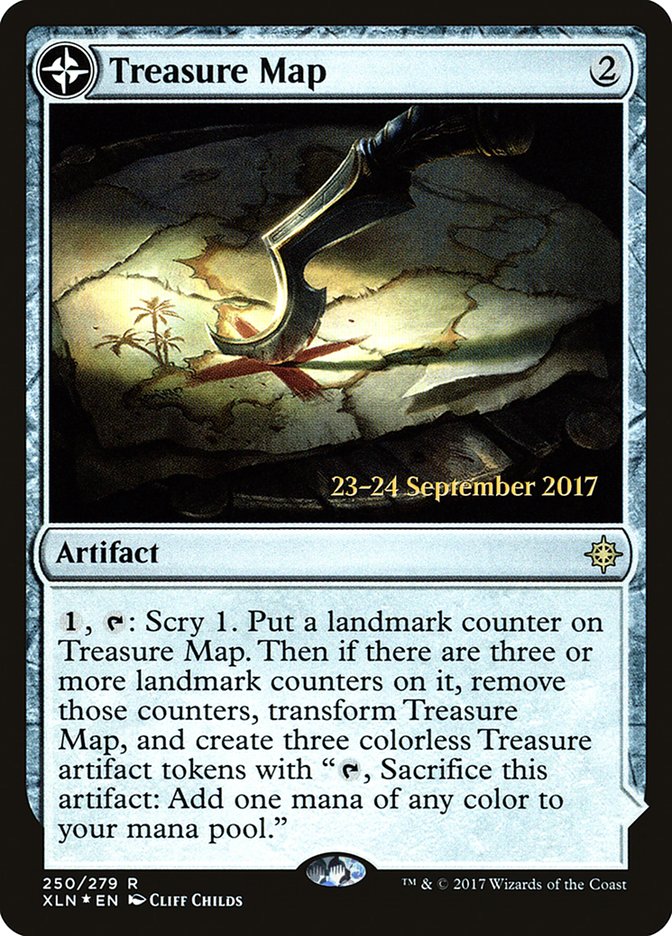 Treasure Map // Treasure Cove [Ixalan Prerelease Promos] | Game Master's Emporium (The New GME)