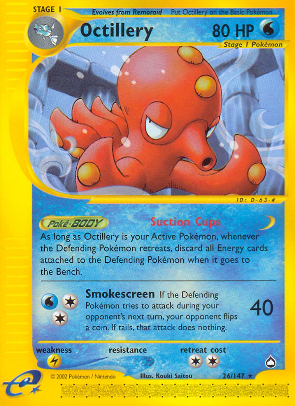 Octillery (26/147) [Aquapolis] | Game Master's Emporium (The New GME)