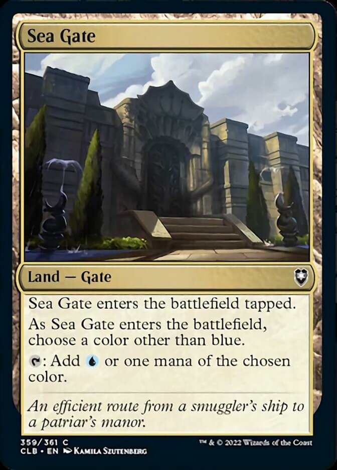 Sea Gate [Commander Legends: Battle for Baldur's Gate] | Game Master's Emporium (The New GME)