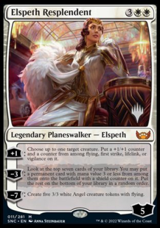 Elspeth Resplendent (Promo Pack) [Streets of New Capenna Promos] | Game Master's Emporium (The New GME)