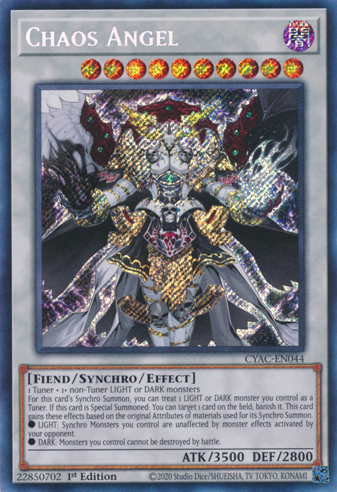 Chaos Angel [CYAC-EN044] Secret Rare | Game Master's Emporium (The New GME)