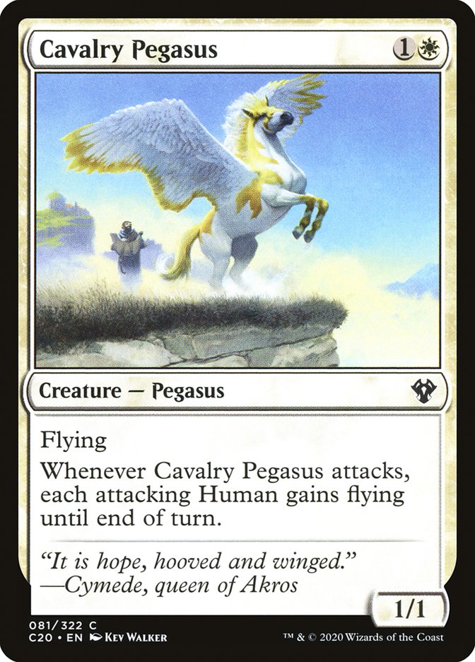 Cavalry Pegasus [Commander 2020] | Game Master's Emporium (The New GME)