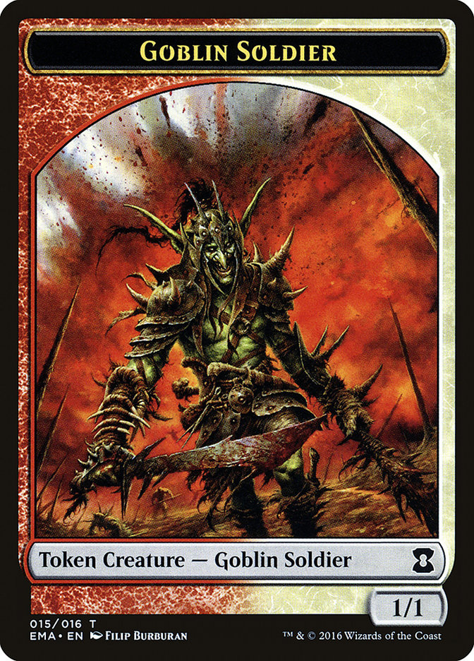Goblin Soldier Token [Eternal Masters Tokens] | Game Master's Emporium (The New GME)