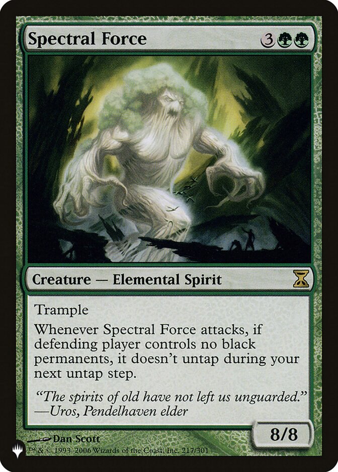 Spectral Force [The List] | Game Master's Emporium (The New GME)