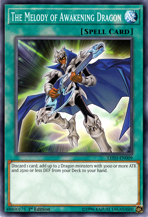 The Melody of Awakening Dragon [LED3-EN009] Common | Game Master's Emporium (The New GME)