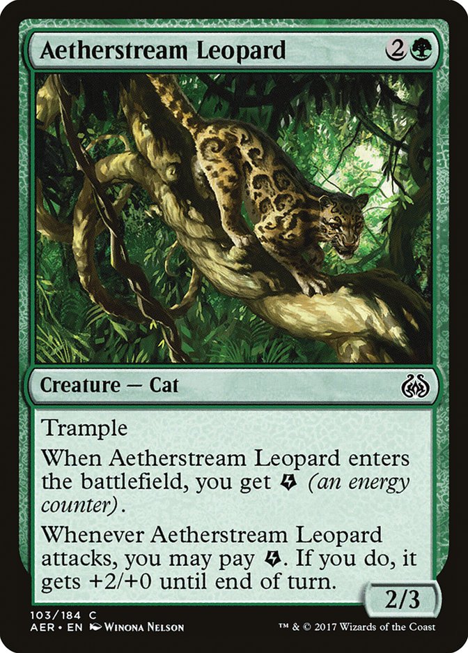 Aetherstream Leopard [Aether Revolt] | Game Master's Emporium (The New GME)