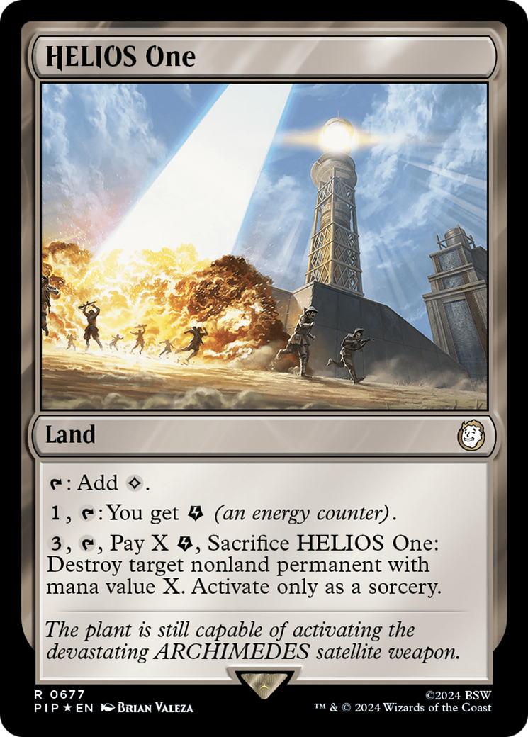 HELIOS One (Surge Foil) [Fallout] | Game Master's Emporium (The New GME)