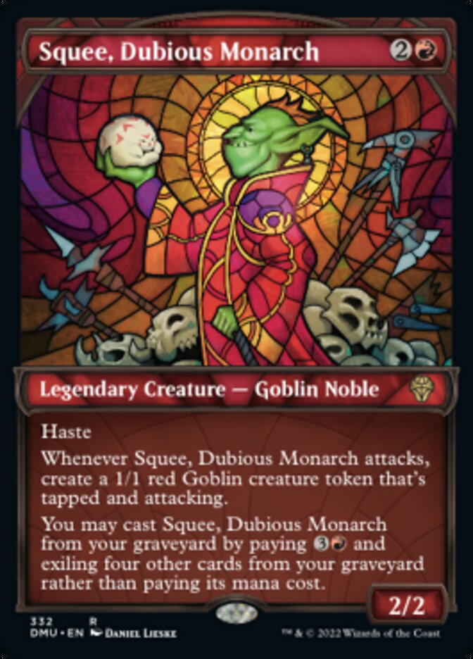 Squee, Dubious Monarch (Showcase Textured) [Dominaria United] | Game Master's Emporium (The New GME)