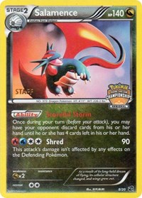 Salamence (8/20) (Regional Championship Promo Staff) [Black & White: Dragon Vault] | Game Master's Emporium (The New GME)