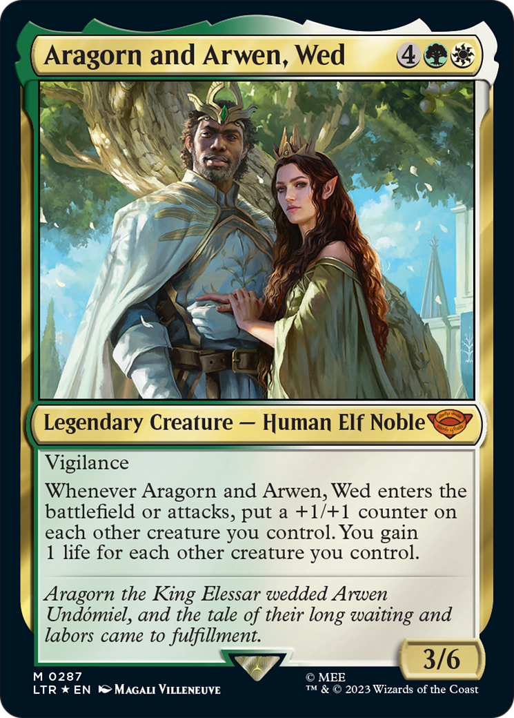 Aragorn and Arwen, Wed [The Lord of the Rings: Tales of Middle-Earth] | Game Master's Emporium (The New GME)