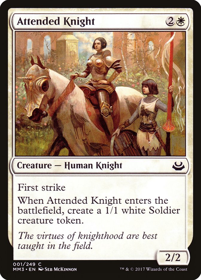 Attended Knight [Modern Masters 2017] | Game Master's Emporium (The New GME)