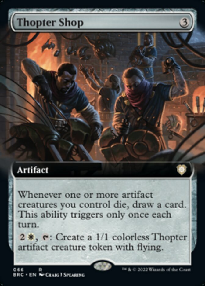 Thopter Shop (Extended Art) [The Brothers' War Commander] | Game Master's Emporium (The New GME)