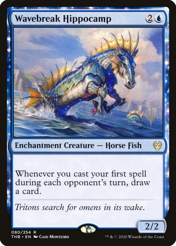 Wavebreak Hippocamp (Promo Pack) [Theros Beyond Death Promos] | Game Master's Emporium (The New GME)