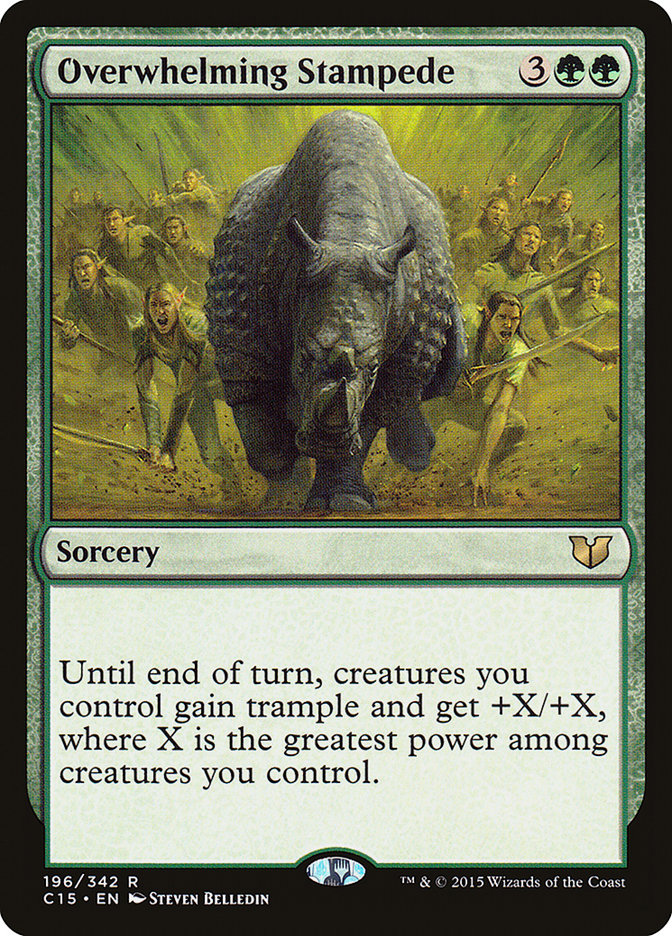 Overwhelming Stampede [Commander 2015] | Game Master's Emporium (The New GME)