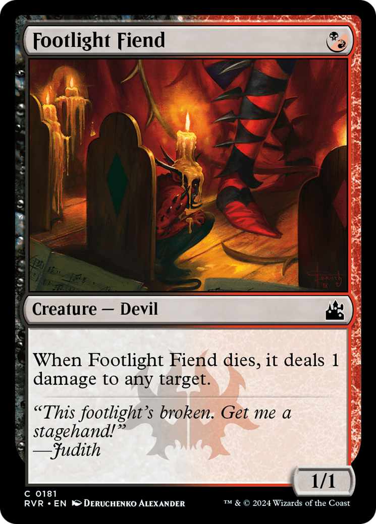 Footlight Fiend [Ravnica Remastered] | Game Master's Emporium (The New GME)