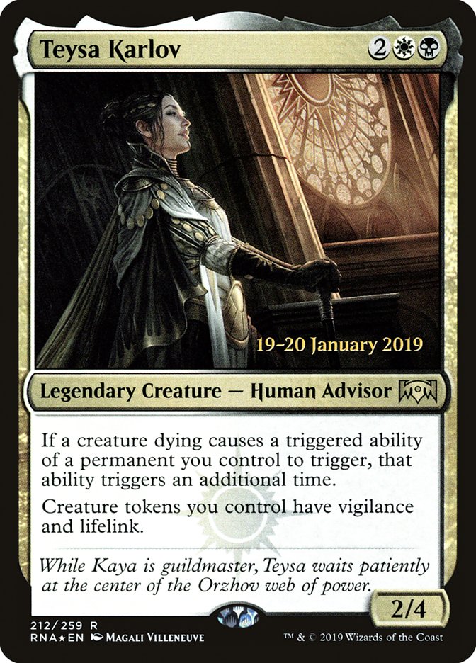 Teysa Karlov [Ravnica Allegiance Prerelease Promos] | Game Master's Emporium (The New GME)