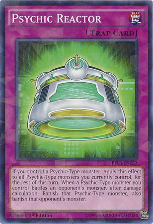 Psychic Reactor [BP03-EN222] Shatterfoil Rare | Game Master's Emporium (The New GME)