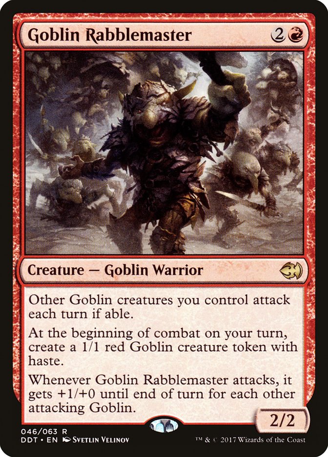 Goblin Rabblemaster [Duel Decks: Merfolk vs. Goblins] | Game Master's Emporium (The New GME)