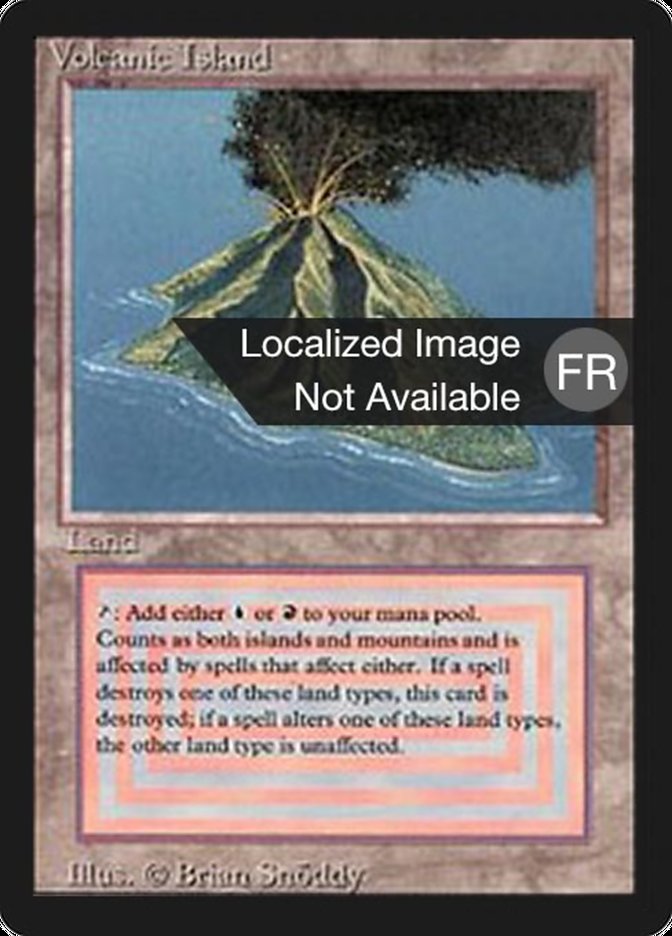 Volcanic Island [Foreign Black Border] | Game Master's Emporium (The New GME)