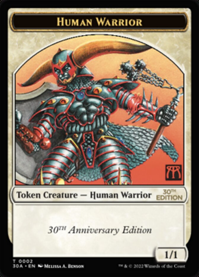 Human Warrior Token [30th Anniversary Tokens] | Game Master's Emporium (The New GME)